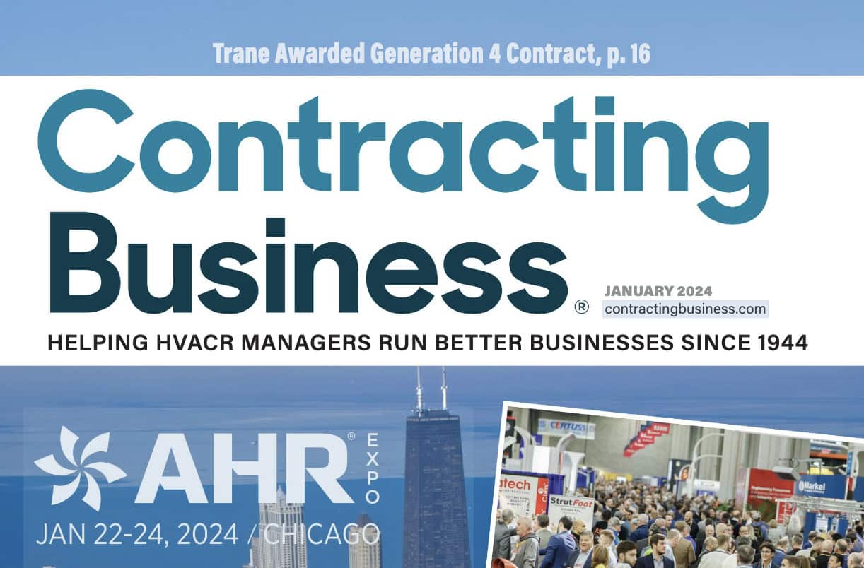 Contracting Business Magazine header